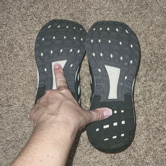 Adidas Cloudfoam Dark Gray & White Sneakers Size 8.5. - Picture 5 of 6